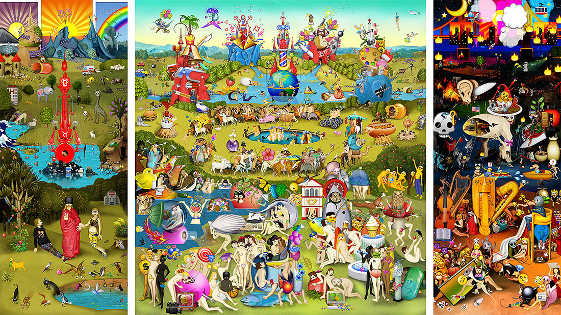 The Garden of Emoji Delights, 2014