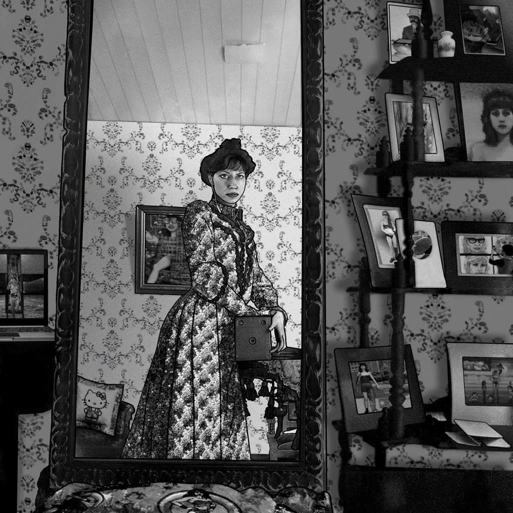 Selfie drawing 46 "Zelig" (All images unless otherwise noted courtesy of the artist.)